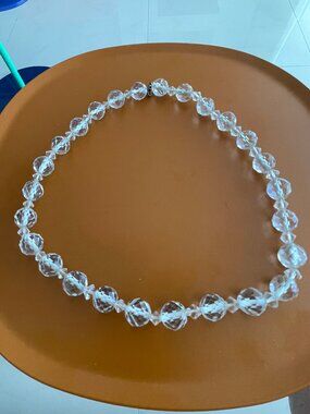 Glass Crystal Bead Necklace
